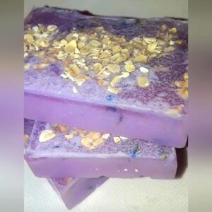 Hand CRAFTED organic Oatmeal and Lavender Soap